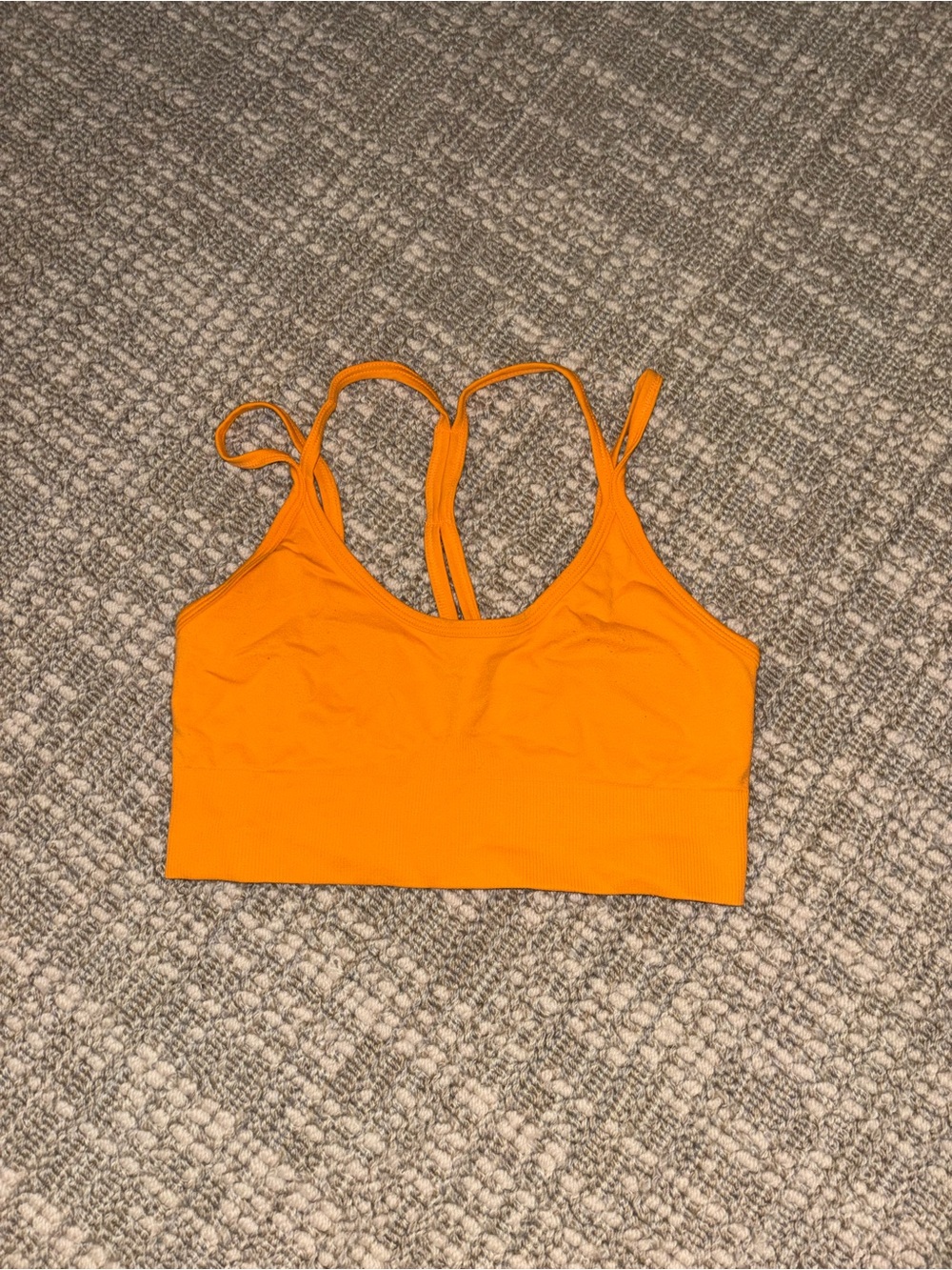 PacSun Orange Strappy Bralette